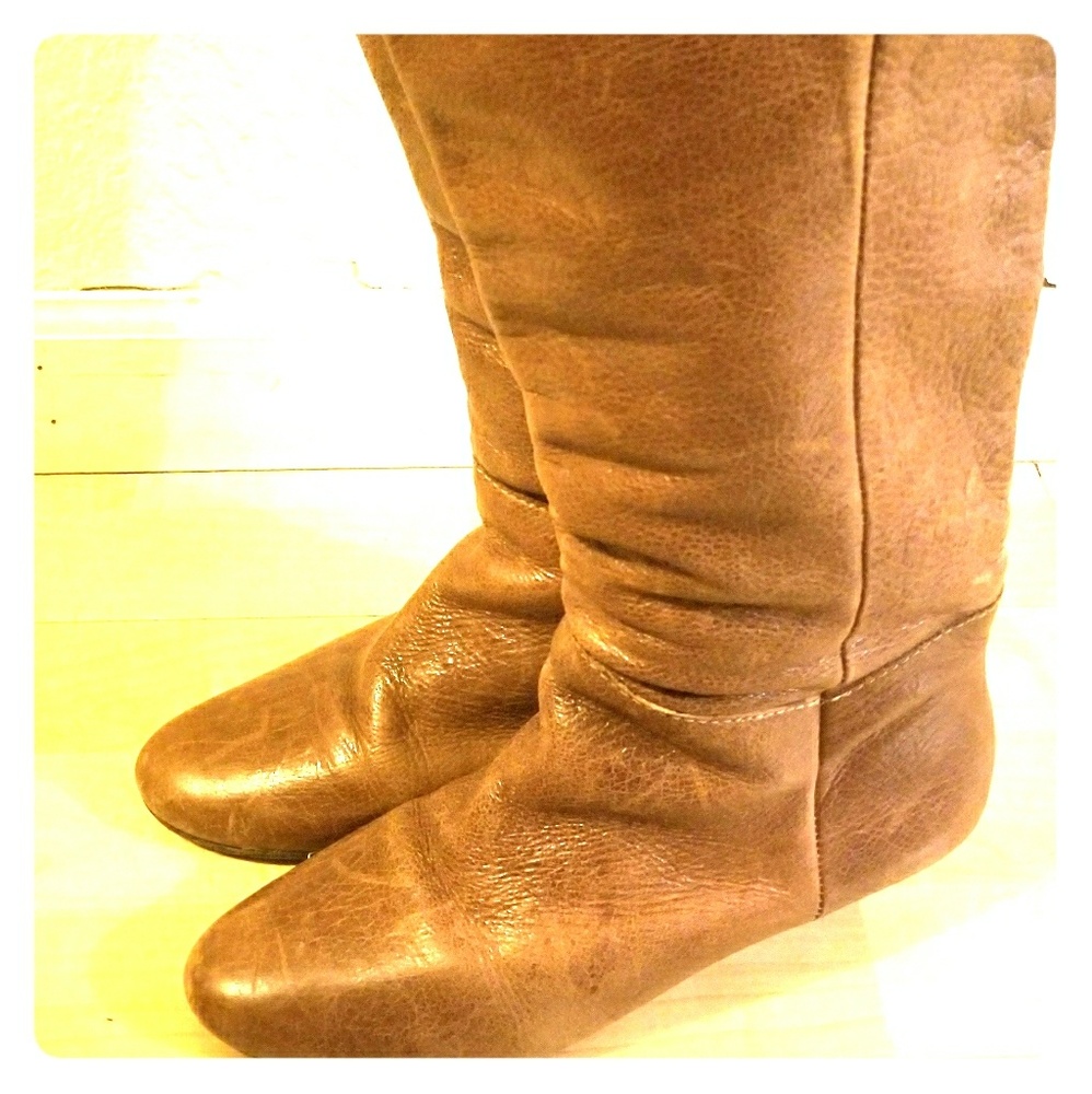 Madden Intyce Cognac Boots sz 7
